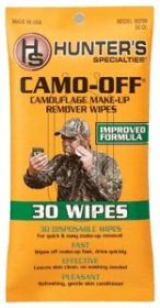 HS FACE PAINT REMOVER PADS CAMO-OFF 30PK