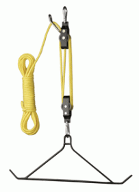 HS SKINNING GAMBREL & HOIST 4:1 RATIO 600LBS