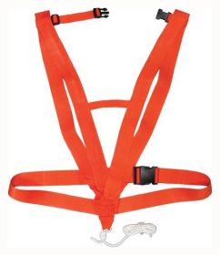 HS DEER DRAG DELUXE BODY HARNESS STYLE SAFETY ORANGE