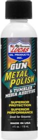 LUCAS OIL 4OZ GUN METAL POLISH TUMBLER MEDIA ADDITIVE LIQUID