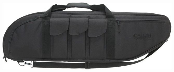 ALLEN BATTALION TACT CASE 42" W/3-POCKETS 2 MAGS EACH BLACK