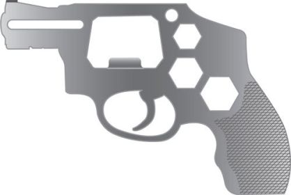 S&W REVOLVER NOVELTY MULTI-TOOL S/S 7 TOOLS