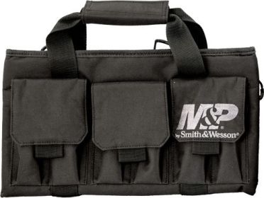 S&W M&P PRO TAC SINGLE HANDGUN CASE 14.5"X8"X3" W/MAG STORAGE