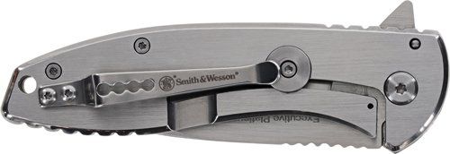S&W KNIFE EXECUTIVE PLATINUM 3" SS/SS DROP POINT W/PKT CLIP