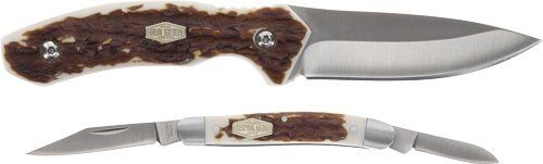 UNCLE HENRY KNIFE FIXED/FOLDER COMBO GIFT TIN PROMO Q4 25'