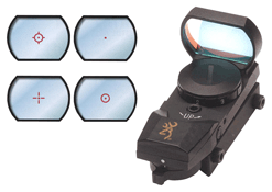 BROWNING BUCK MARK REFLX SIGHT 4-RETICLES MATTE BLACK