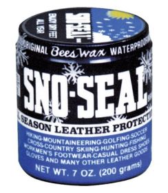 ATSKO SNO-SEAL BEESWAX LEATHER WATERPROOFING 7OZ