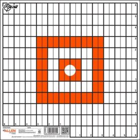 ALLEN EZ AIM PAPER GRID TARGET 12-PK 12"X12"