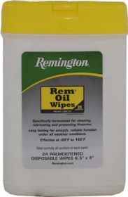 REMINGTON REM OIL GUN WIPES 24PK