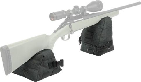 ALLEN ELIMINATOR SHOOTING BAGS FRONT & REAR GREY/BLACK