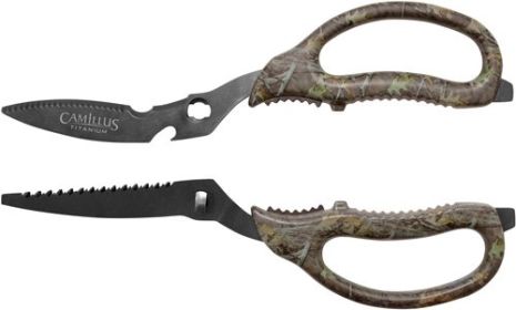 CAMILLUS GAME SHEAR 8.75" MULTI-FUNCTION SERRATED CAMO