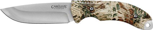CAMILLUS MASK FIXED BLADE 4" SS DROP POINT BLADE CAMO