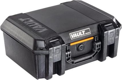 PELICAN VAULT V300 LARGE- 5 PISTOL CSE PRE CUT FOAM BLK