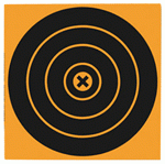 B/C BIG BURST TARGET 12"-3 BULL'S-EYE TARGETS