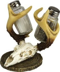 RIVERS EDGE EURO DEER SALT & PEPPER SHAKERS
