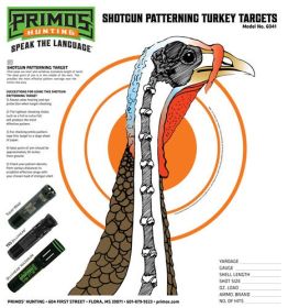 PRIMOS PAPER TARGET TURKEY 11.5"X10.75" 12-PACK