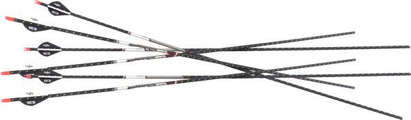EASTON ARROW FMJ 5MM 400 W/ 2" BLAZER VANES 6-PACK