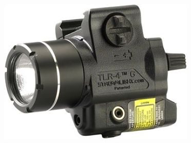 STREAMLIGHT TLR-4G LIGHT/LASER WHITE LED/GREEN LASER RAIL MNT