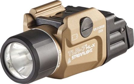 STREAMLIGHT TLR-7 HL-X USB FDE LIGHT W/RAIL MOUNT WHITE LED
