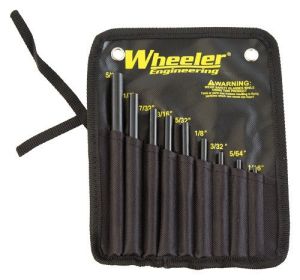 WHEELER 9-PC ROLL PIN STARTER SET W/STORAGE POUCH