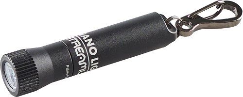 STREAMLIGHT NANO LIGHT II WITH SNAP HOOK WHITE LED BLACK