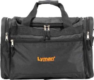LYMAN HANDGUN RANGE BAG BLACK NYLON W/CARRY STRAP