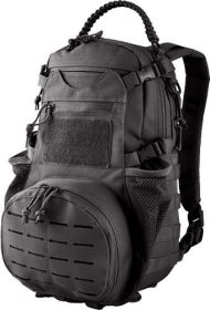 RED ROCK AMBUSH PACK BLACK W/ COLLAPSILBE MESH GEAR POCKT