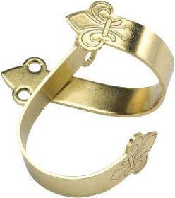 TRADITIONS GUN HANGERS BRASS CURVED WITH FELT LINING