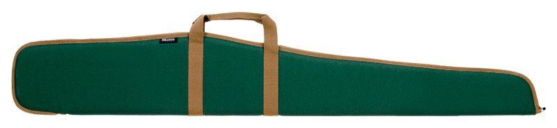 BULLDOG SHOTGUN CASE 52" GREEN W/ TAN TRIM 5/8" PADDING
