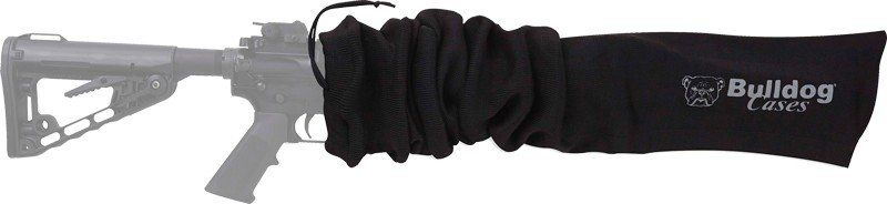 BULLDOG GUN SOCK 45"X6" BLACK TACTICAL RIFLE