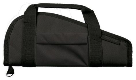 BULLDOG PISTOL CASE 18" BLACK ACCESSORY POCKET & CARRY STRAP