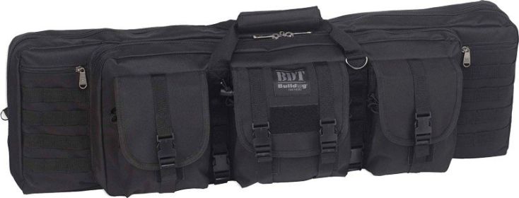 BULLDOG 47" SINGLE TACTICAL CS 3 LARGE ACCESS POCKETS BLACK