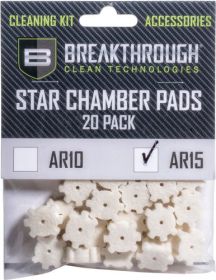 BREAKTHROUGH AR-15 STAR CHAMBER PAD 20 PK W/ 8-32 ADTR