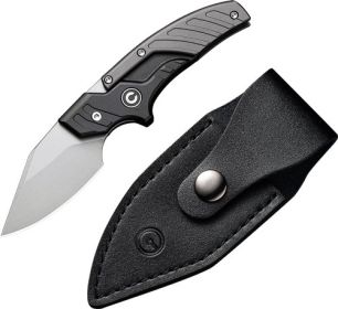 CIVIVI KNIFE TYPHOEUS 2.27" BLACK/GRAY ALUMINUM/STONEWASH