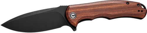 CIVIVI KNIFE PRAXIS 3.75" CUIBOURTIA WOOD/BLACK STNWSH