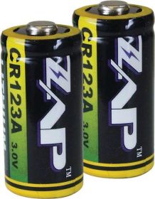 PSP ZAP CR123A BATTERIES LITHIUM 2-PACK