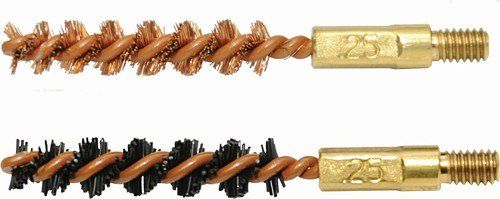 OTIS BORE BRUSH 6.5MM 2-PK 1-NYLON 1-BRONZE 8-32 THREAD