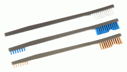 OTIS RECEIVER BRUSH 3-PACK NYLON, BLUE NYLON, BRONZE