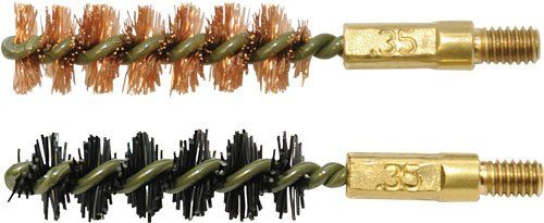 OTIS BORE BRUSH .35 CAL 2-PK 1-NYLON 1-BRONZE 8-32 THREAD