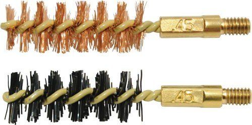 OTIS BORE BRUSH .45 CAL 2-PK 1-NYLON 1-BRONZE 8-32 THREAD