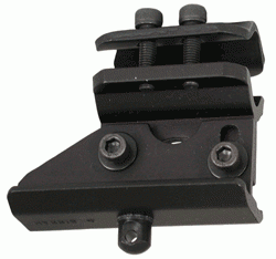 HARRIS NO.4 BARREL CLAMPING BIPOD MOUNT BLACK !