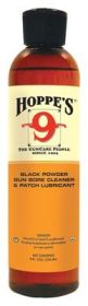 HOPPES #9 BLACKPOWDER BORE CLEANER LUBRICANT 8OZ BOTTLE