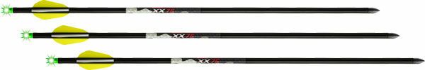 WICKED RIDGE XBOW ARROW XX75 20" ALUMINUM ALPHA BRITE 3PK