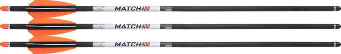 WICKED RIDGE XBOW ARROW MATCH 400 CARBON 20" ALPHA HP 3PK