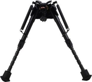HARRIS BIPOD SERIES S MOD. BRM 6"-9" W/LEG EXT. NOTCHES BLACK