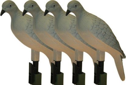 MOJO CLIP ON DOVE DECOY SET OF 4