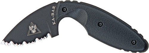 KA-BAR TDI KNIFE 2.31" SERRATED W/SHEATH BLACK