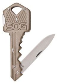 Sog Key Knife Brass
