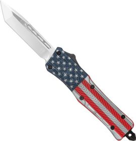 COBRATEC LARGE CTK1 OTF AMERICAN FLAG CRKTE 3" TANTO