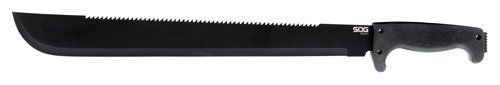 SOG MACHETE SOGFARI 18" BLACK W/SHEATH